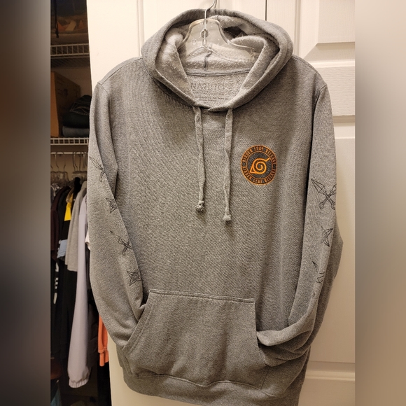 Light Grey Naruto Hoodie - Picture 2 of 2